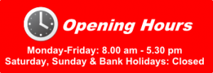 Chapmans Auto Centres - Opening Hours